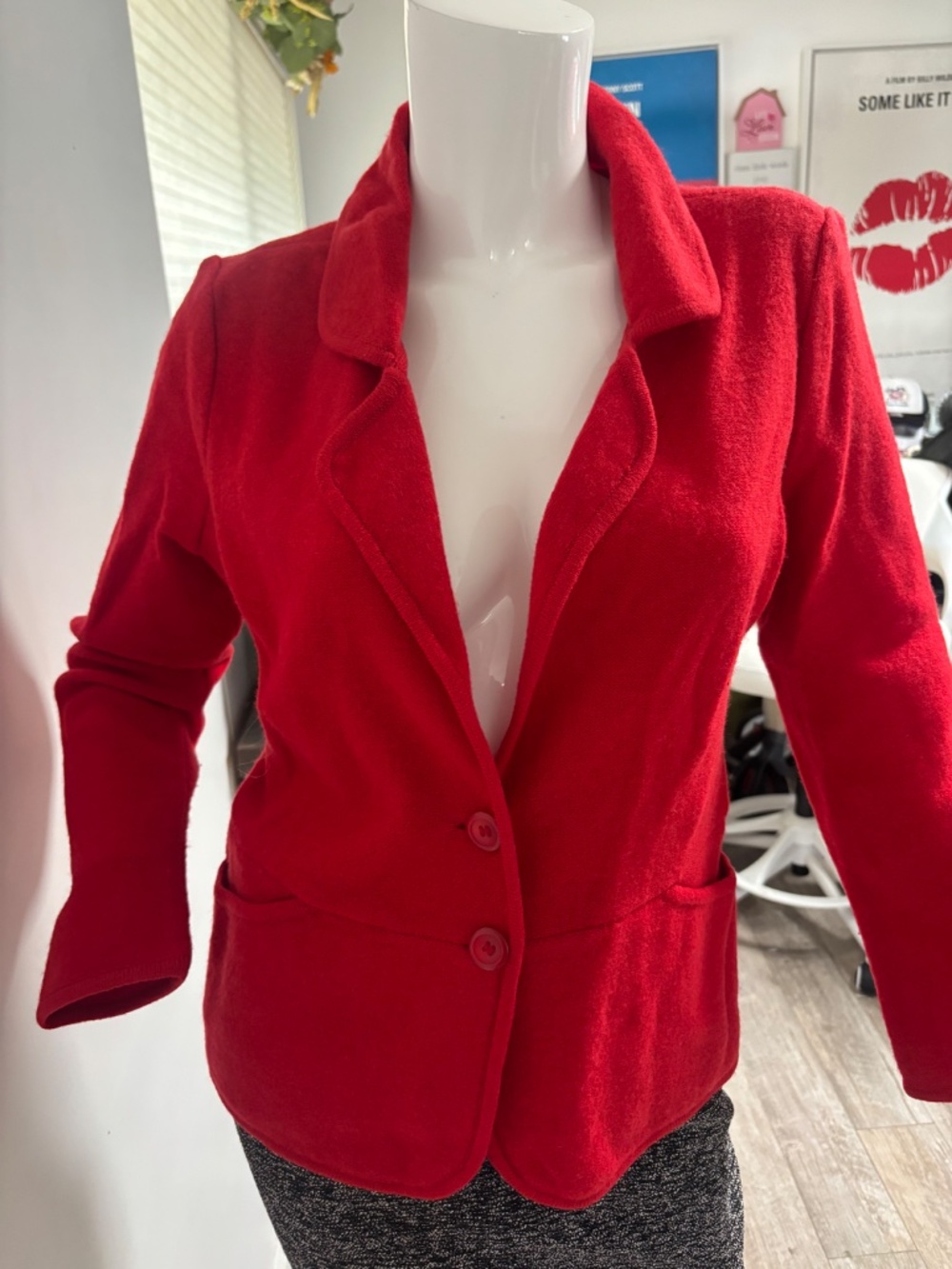 Pendleton Lambs Wool Red Blazer